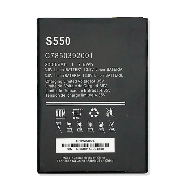 6wh Li-ion negro Batería para Samsung Galaxy Core 2 3,8v 2000mah/7